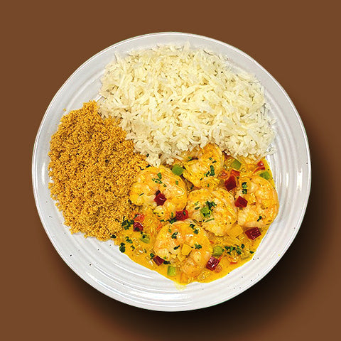 Shrimp Moqueca with Extraordinary Basmati Rice and Butter Farofa
