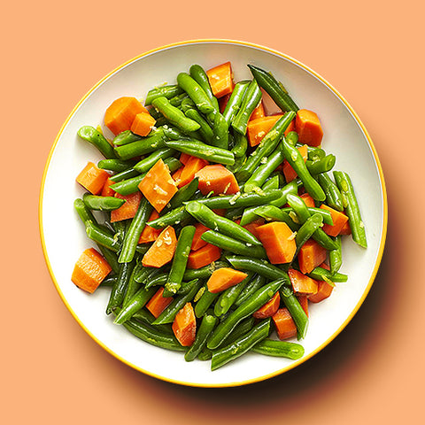 Sautéed Carrots and Fresh Greens Beans